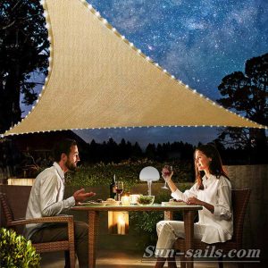 Led light shade sail for restaurant-1